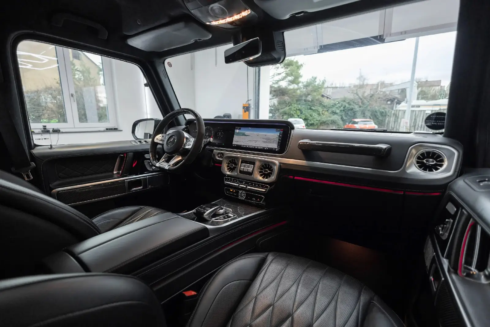 Aufbereiteter Innenraum einer Mercedes G-Klasse